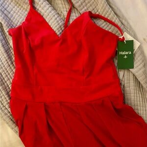 HALARA Red Jumpsuit